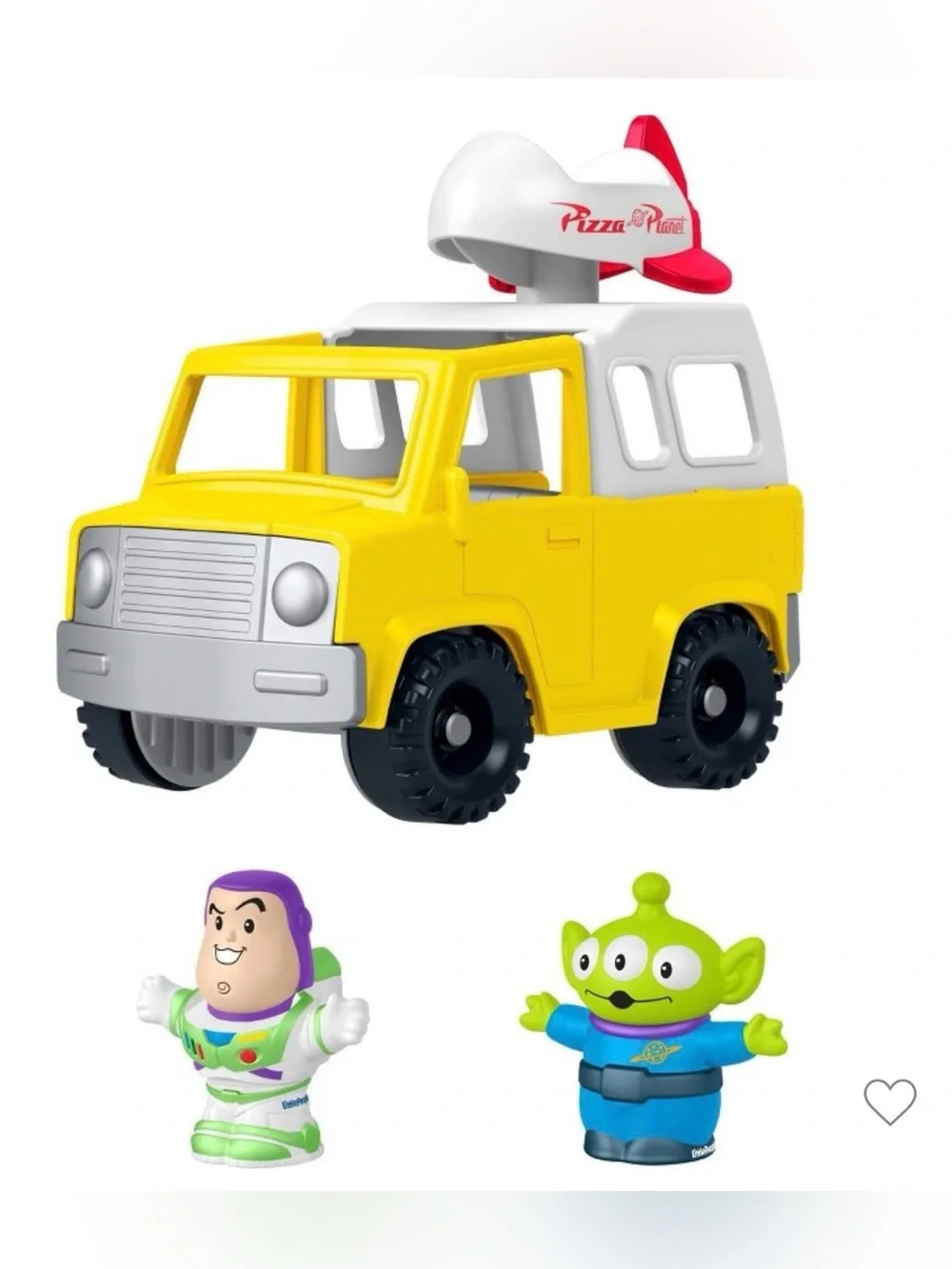 Fisher Price little people Toy Story pizza planet truck buzz and alien NWT